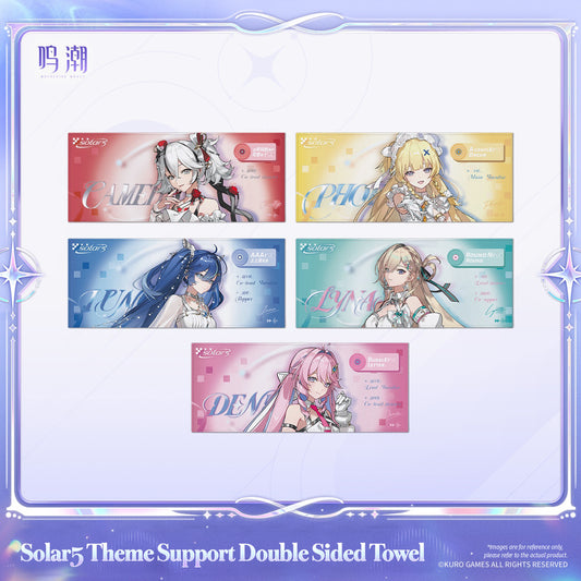 [Pre-Order] Solar5 Theme Support Double Sided Towel | Wuthering Waves (Jan 2027)