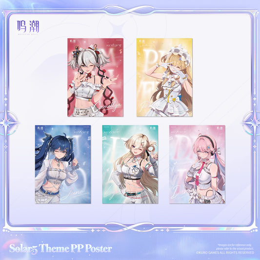 [Pre-Order] Solar5 Theme PP Poster | Wuthering Waves (Within 200 Days)