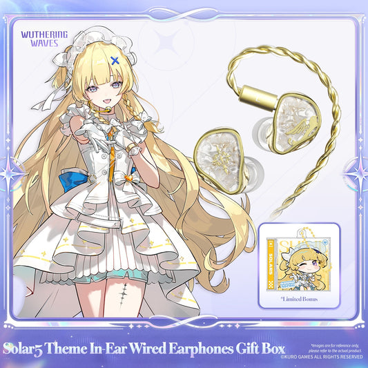 [Pre-Order] Solar5 Theme In-Ear Wired Earphones Gift Box Phoebe | Wuthering Waves (Jan 2027)