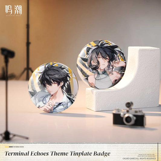 [Pre-Order] Terminal Echoes Theme Tinplate Badge | Wuthering Waves (Within 200 Days)