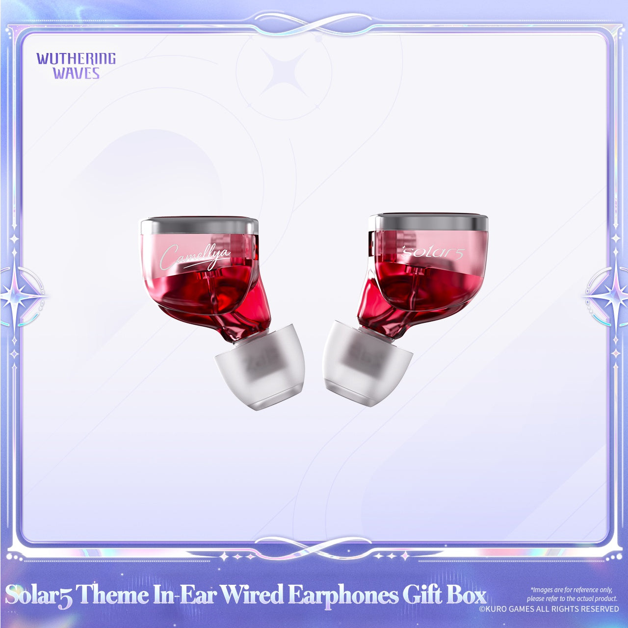 [Pre-Order] Solar5 Theme In-Ear Wired Earphones Gift Box Camellya | Wuthering Waves (Jan 2027)