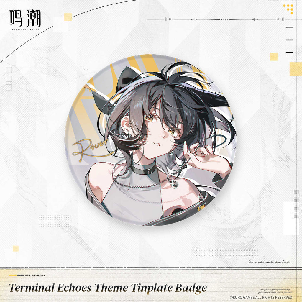 [Pre-Order] Terminal Echoes Theme Tinplate Badge | Wuthering Waves (Within 200 Days)