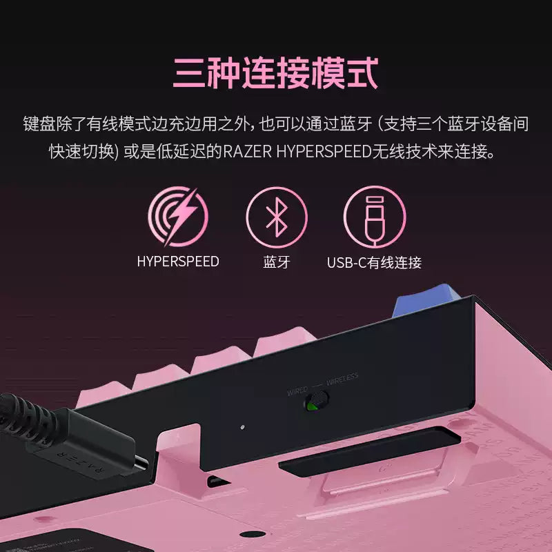 [Pre-Order] WuWa x Razer Denia Mechanical Keyboard Blackwidow V4 Tenkeyless Hyperspeed Wireless | Wuthering Waves (Aug 2026)