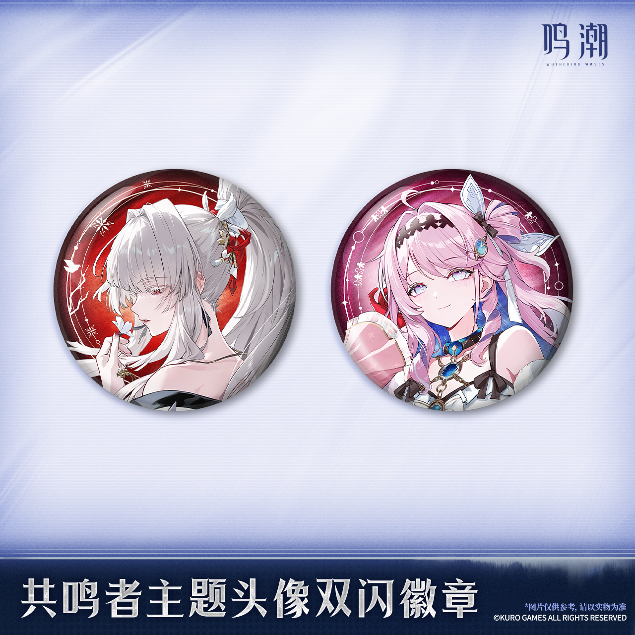 [Pre-Order] Resonator Themed Avatar Reflective Badge | Wuthering Waves (Within 200 Days)