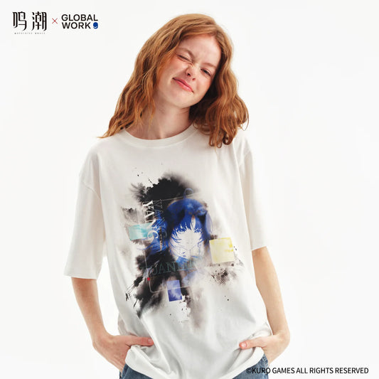 [Pre-Order] Global Work Crossover Theme T-Shirt | Wuthering Waves (Within 200 Days)